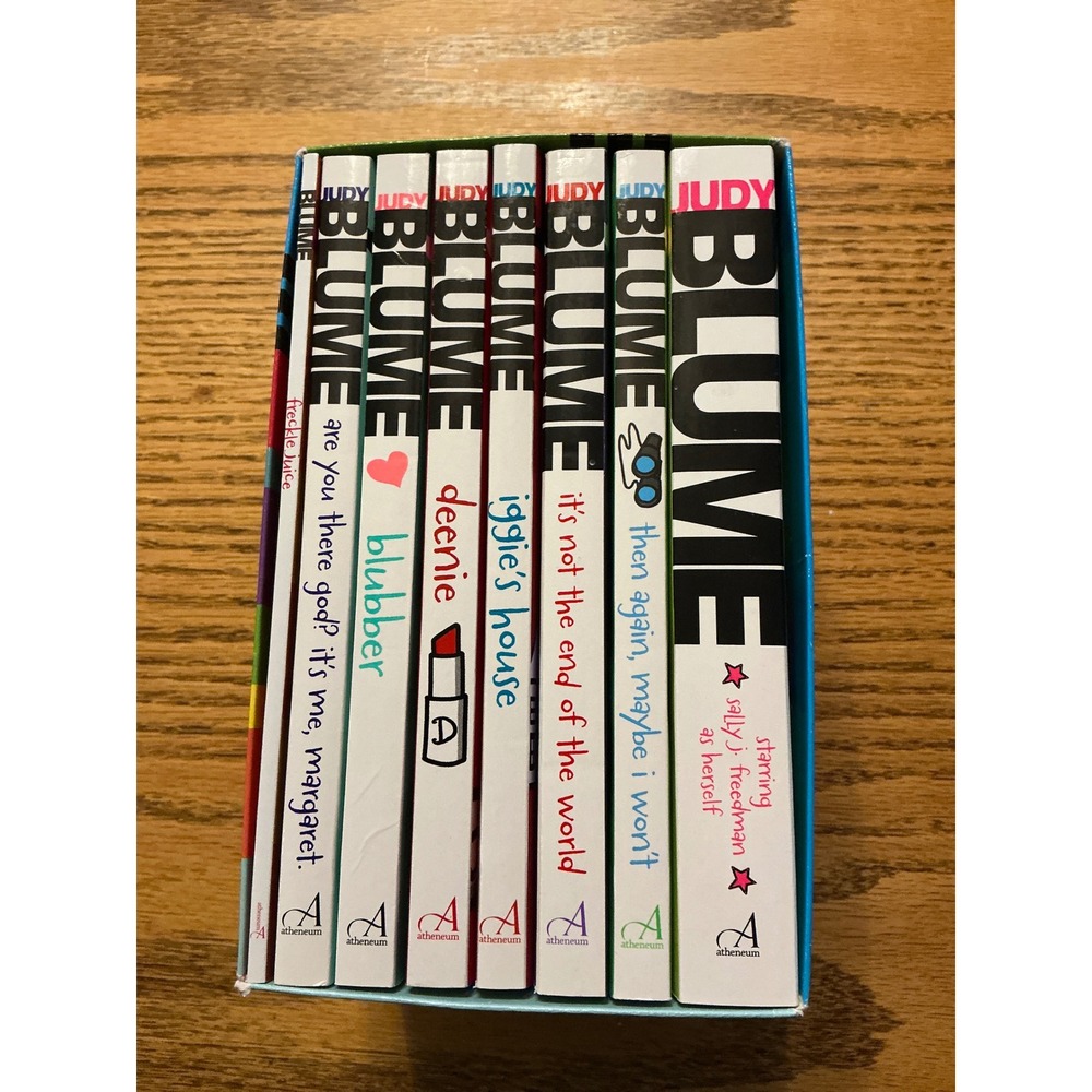 Judy Blume 8 Book Boxed Set Paperback Collection Atheneum 9781481489881